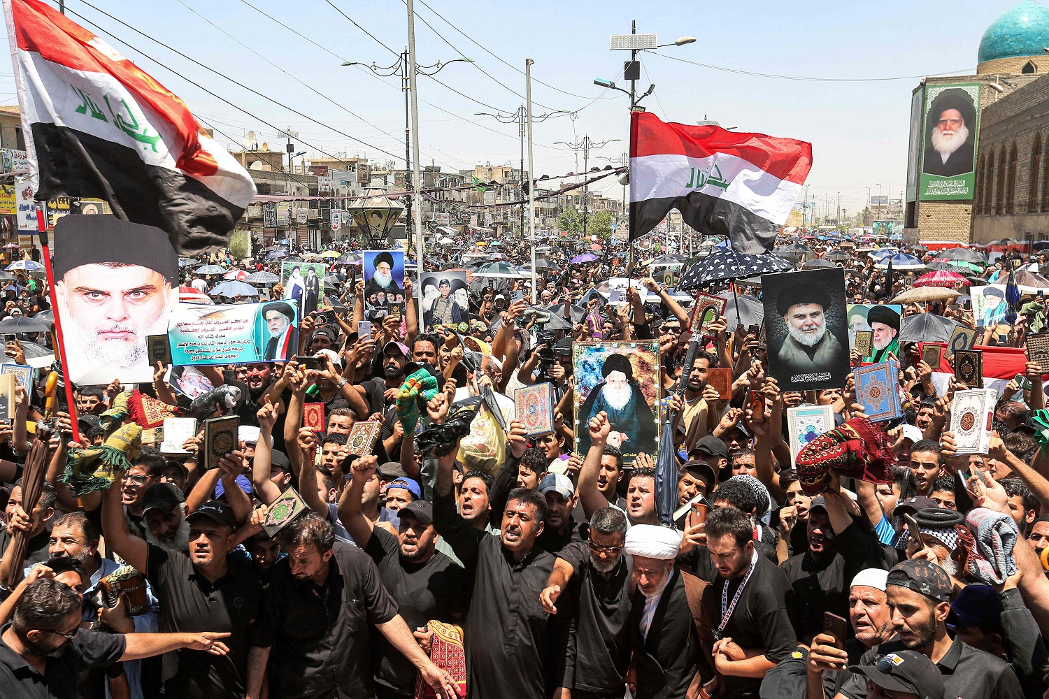 تظاهرات في العراق نصرة للقران